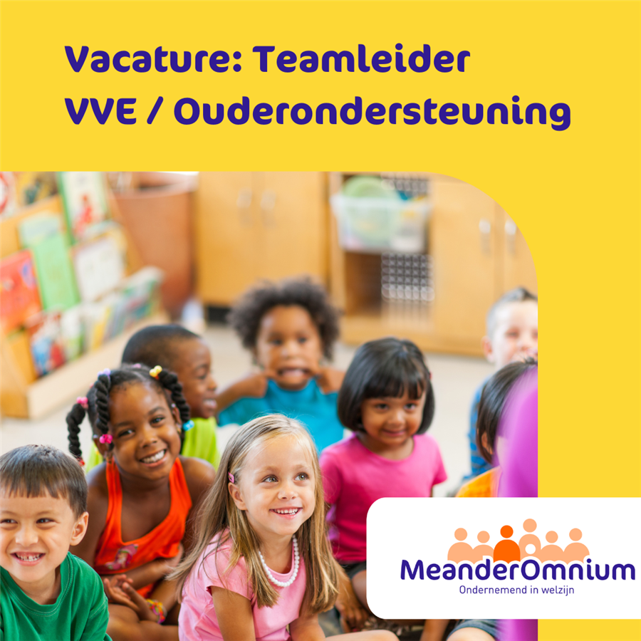 Bericht Vacature: Teamleider VVE / Ouderondersteuning bekijken